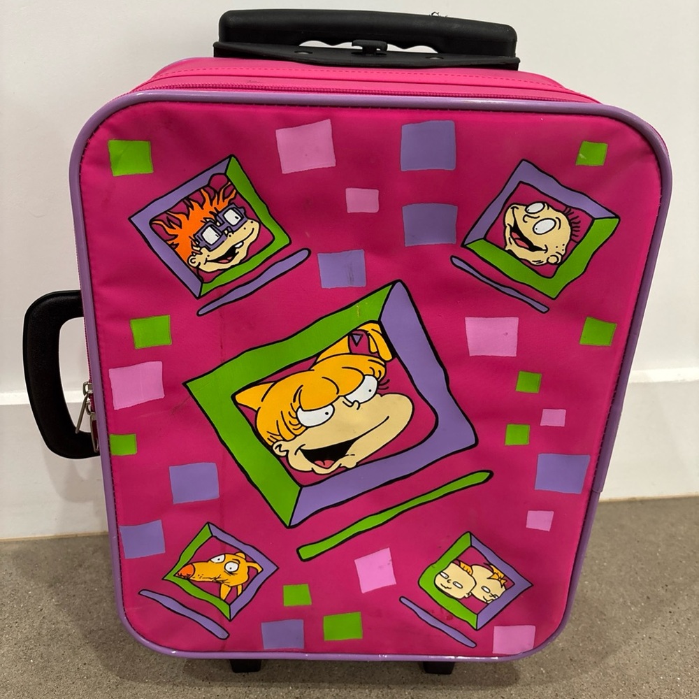 Vintage rugrats suitcase